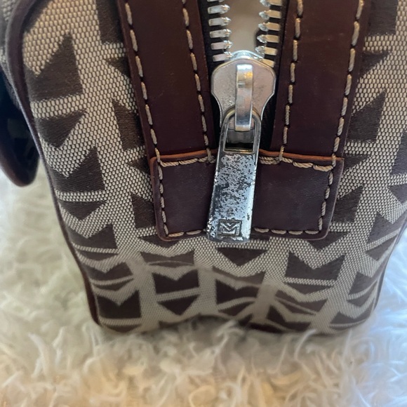 Michael Kors Logo Fabric & Leather Handbag - Picture 4 of 8